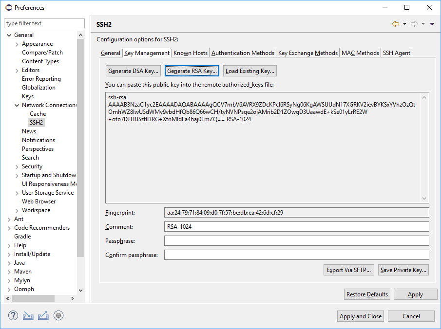 Generate a public key from a private key openssl